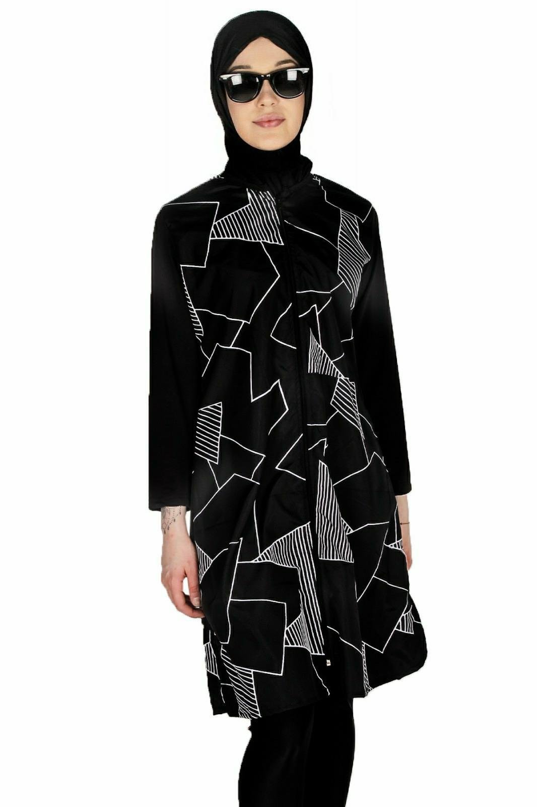 Veros 1. Kalite Antalya Serisi Tam Kapalı Tesettür Mayo