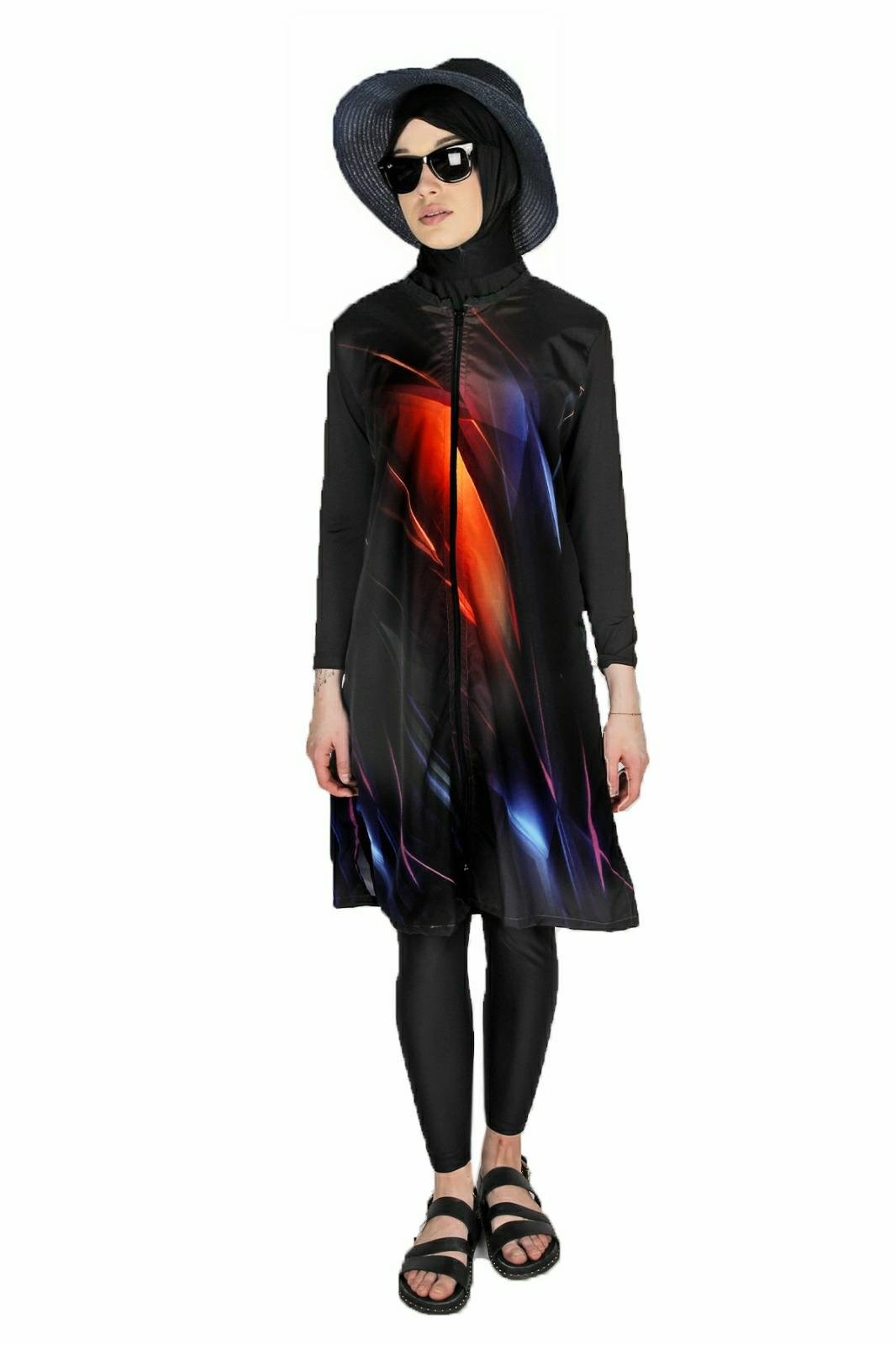 Veros Alanya Serisi 1. Kalite Tam Kapalı Tesettür Mayo