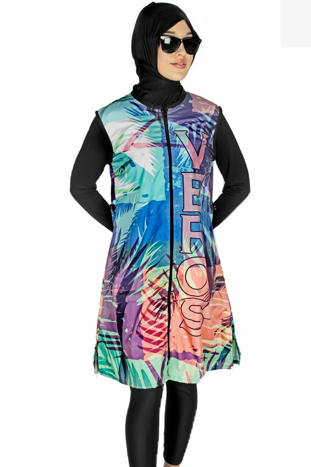 Veros Bodrum Serisi Tam Kapalı Tesettür Mayo