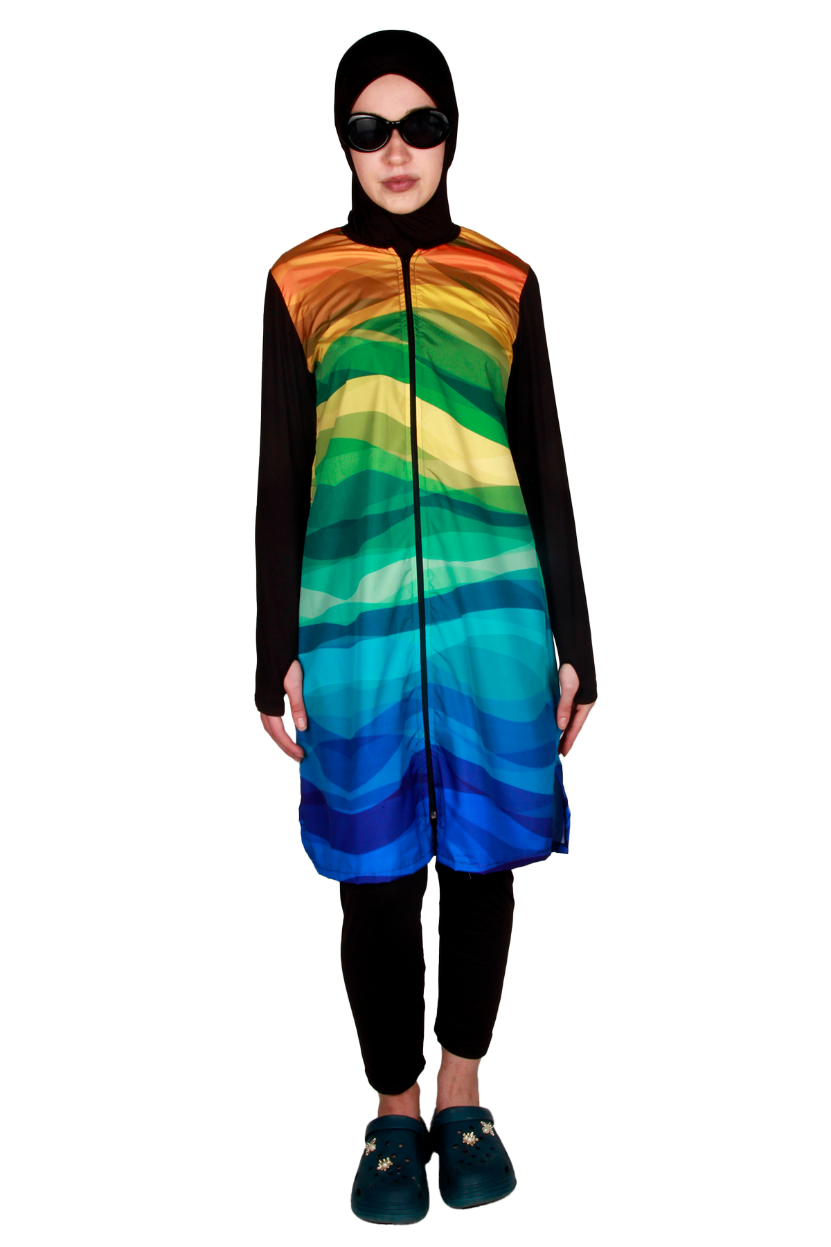 Veros Mayo VRS1087, Renkli Tesettür Mayo