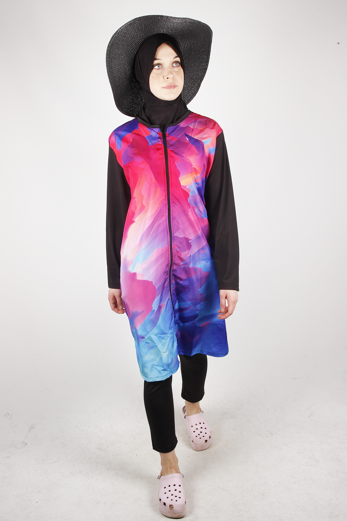 Veros SL1026 Paraşüt Kumaş Tam Kapalı Mayo