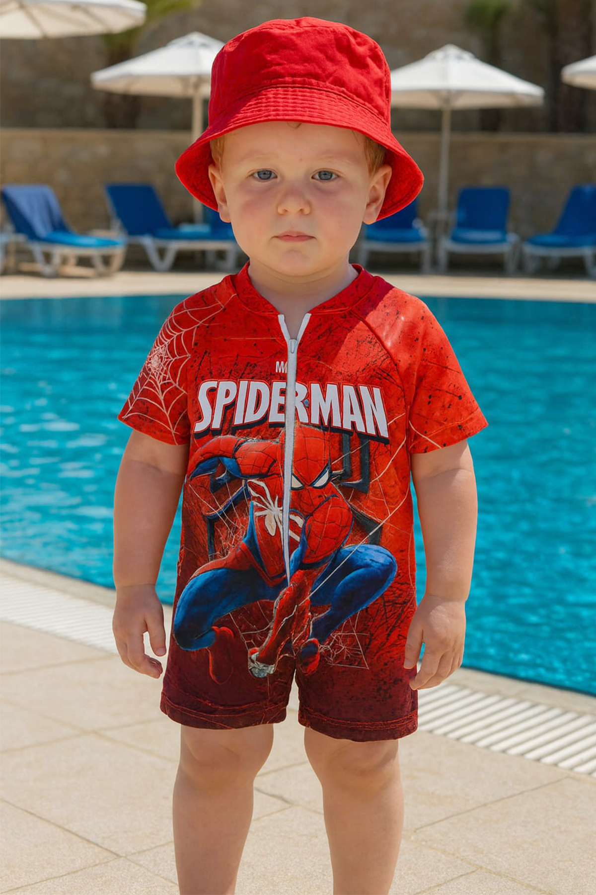 Veros VRS1164 Erkek Çocuk Tulum Mayo