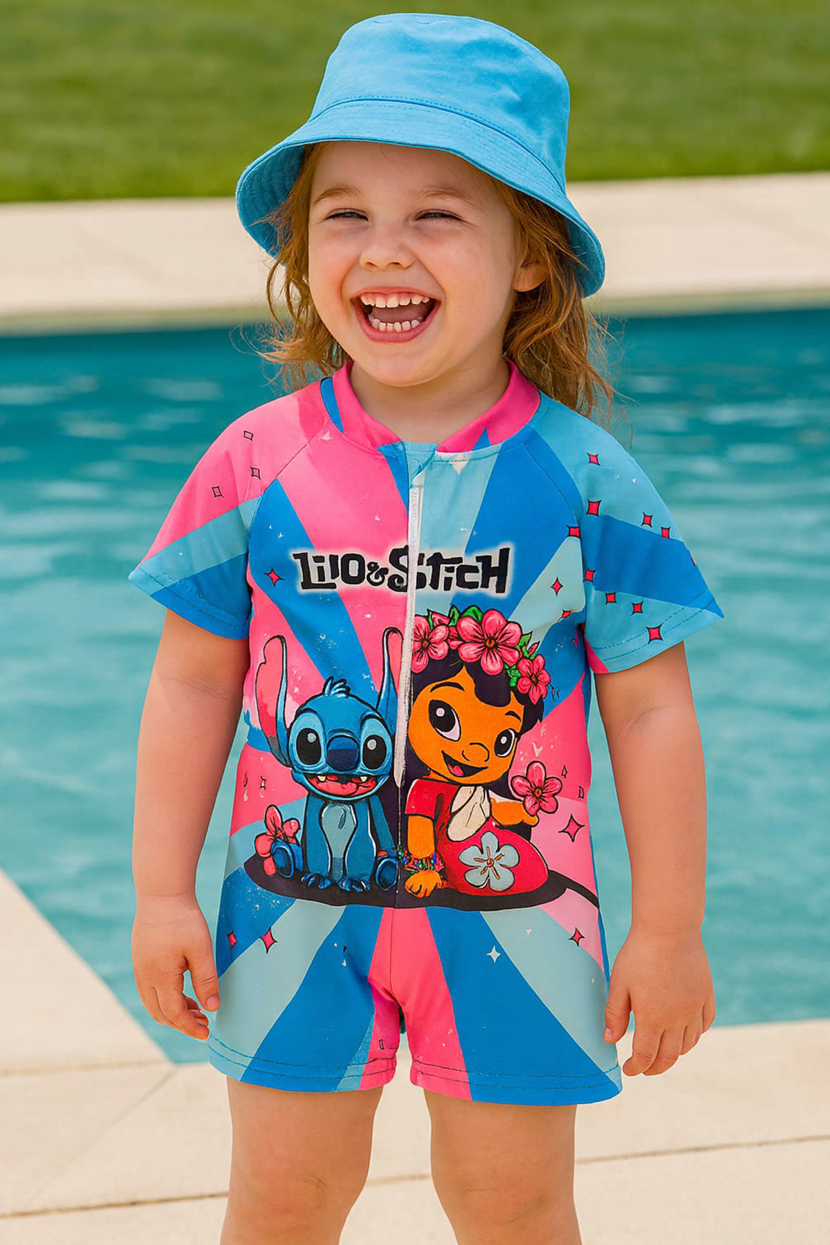 Veros VRS1164, Kız Çocuk Yüzücü Tulum Mayo