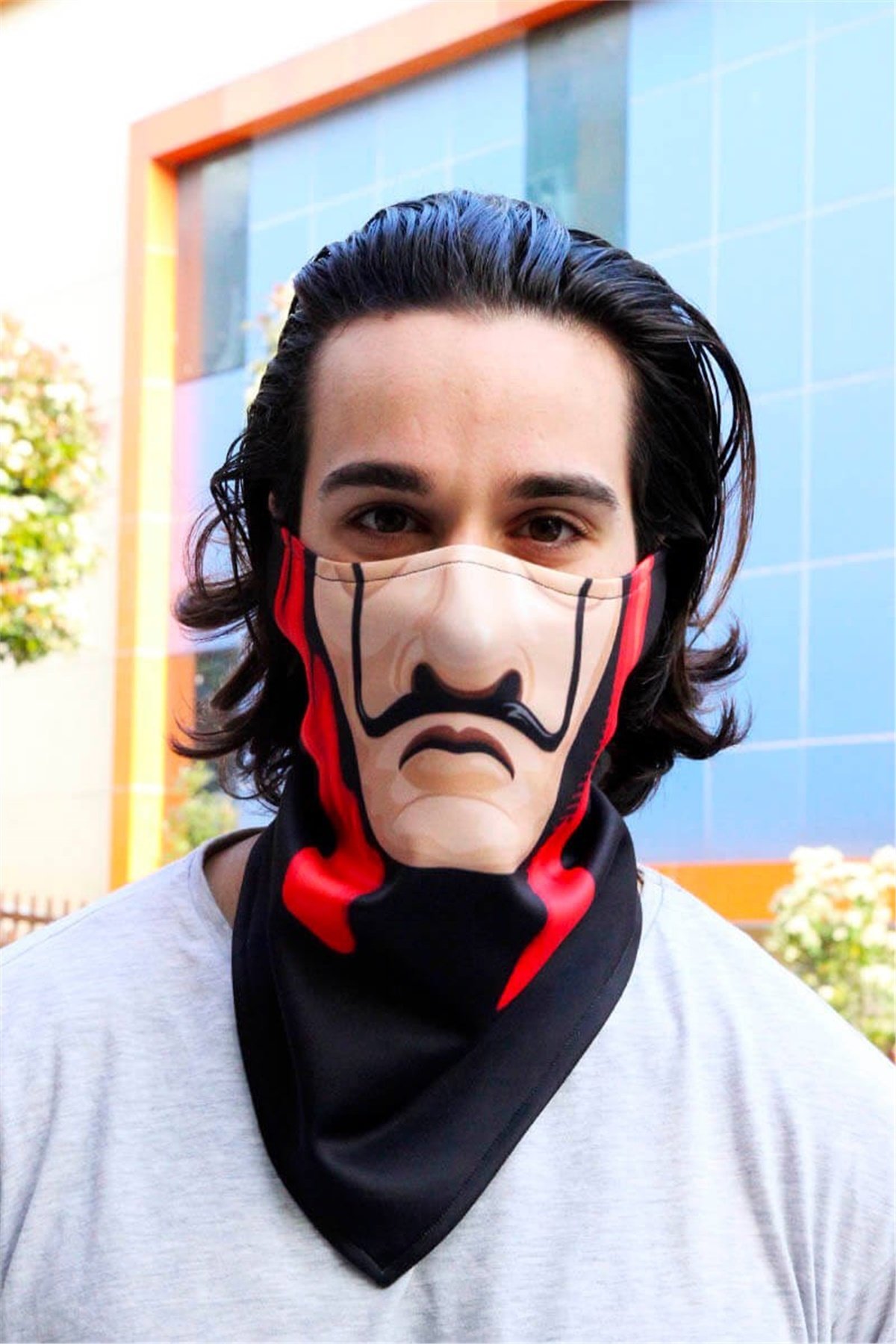 Yıkanabilir Le Casa De Papel Dali Maske Snowsea 2076 