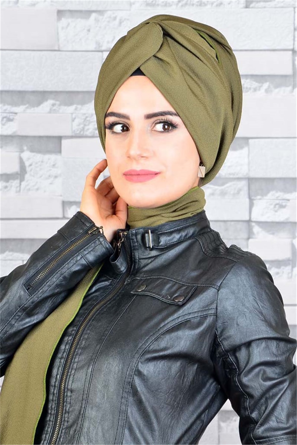 Zincir Bandana Pratik Bone Şal BN039
