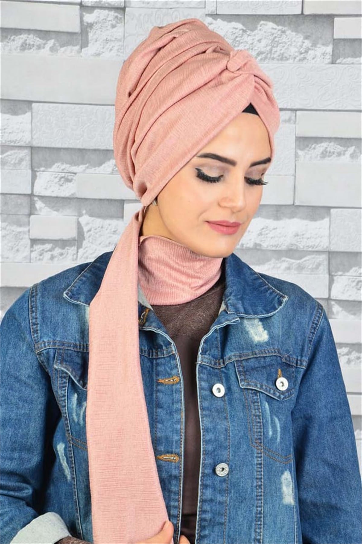 Zincir Bandana Pratik Bone Şal BN057