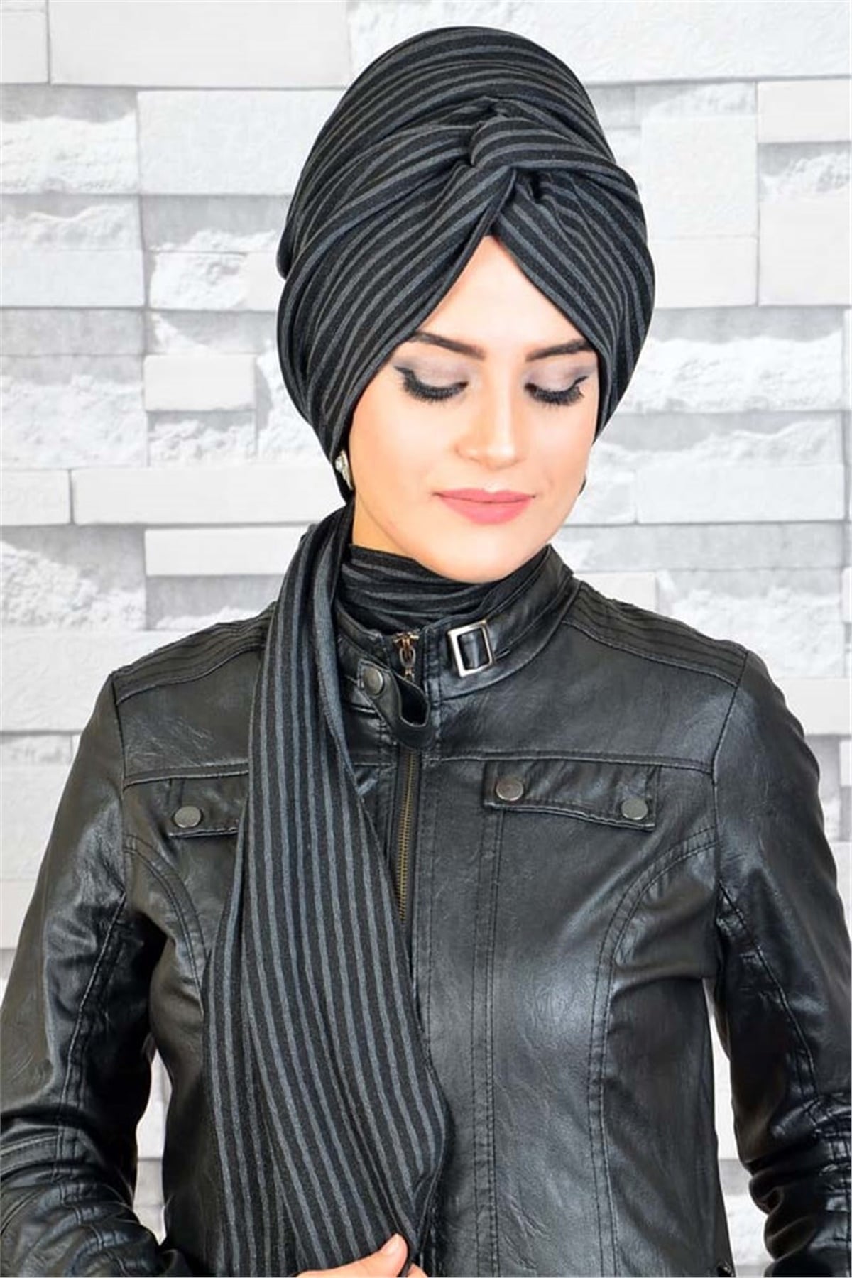 Zincir Bandana Pratik Bone Şal BN075