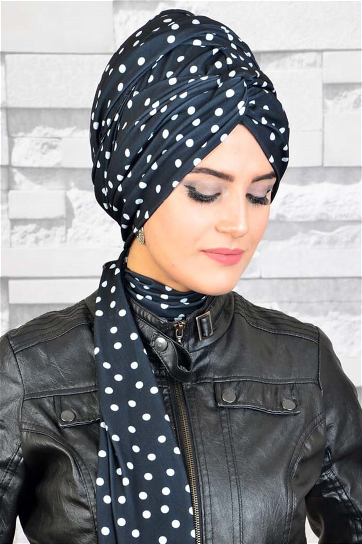 Zincir Bandana Pratik Bone Şal BN076