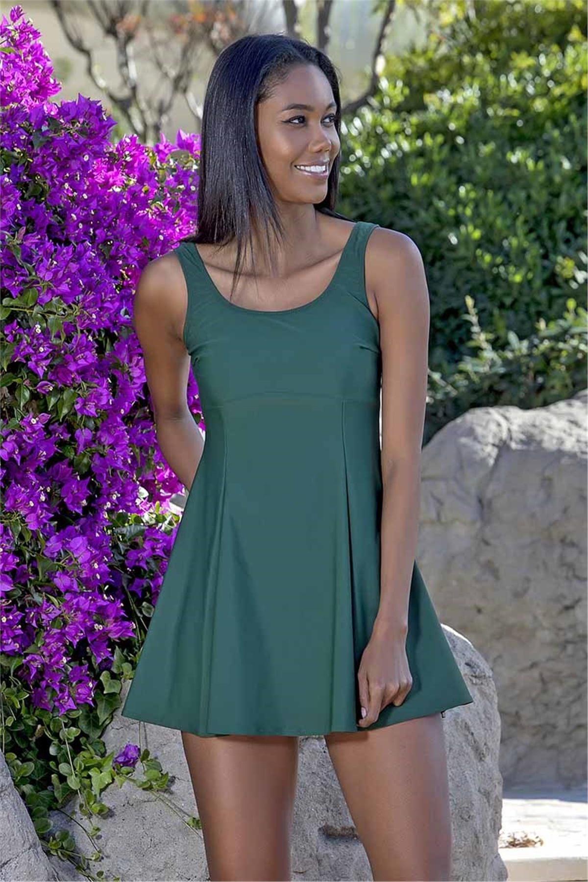 Layona Elbise Mayo A922 - Yeşil