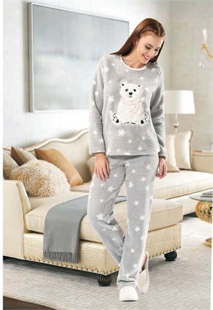 Bayan Polar Pijama Takımı Nbb 66153