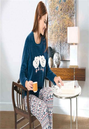 Bayan Polar Pijama Takımı Nbb 66159