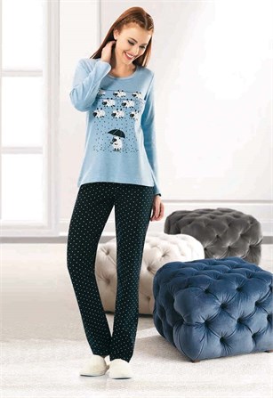 Bayan Polar Pijama Takımı Nbb 66161