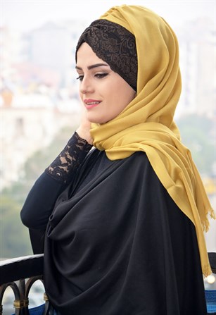 Büzgülü Bandana Pratik Bone Şal BND6002