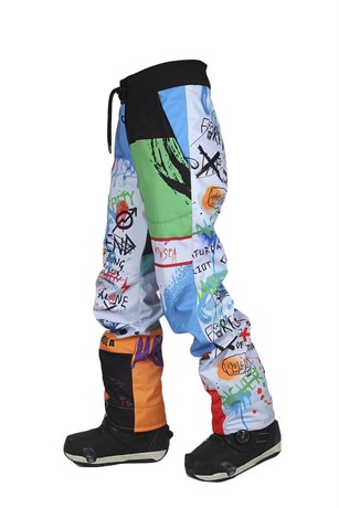 Kafamdaki Kaos Kar Pantolonu Snowsea SS7962 Kadın Snowboard ve Kayak Pantolonu 