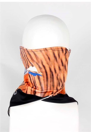 Kızgın Kaplan 3D Yıkanabilir Maske, Kar, Kayak Yüz Maskesi - 119