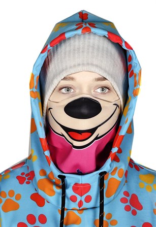 Pembe Minnie Mouse Kadın Kayak Maskesi 