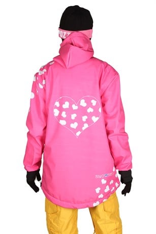 Pink Heart Kadın Snowboard Montu / Snowsea SS7816