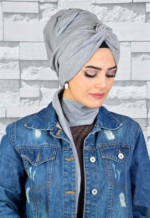 Zincir Bandana Pratik Bone Şal BN053