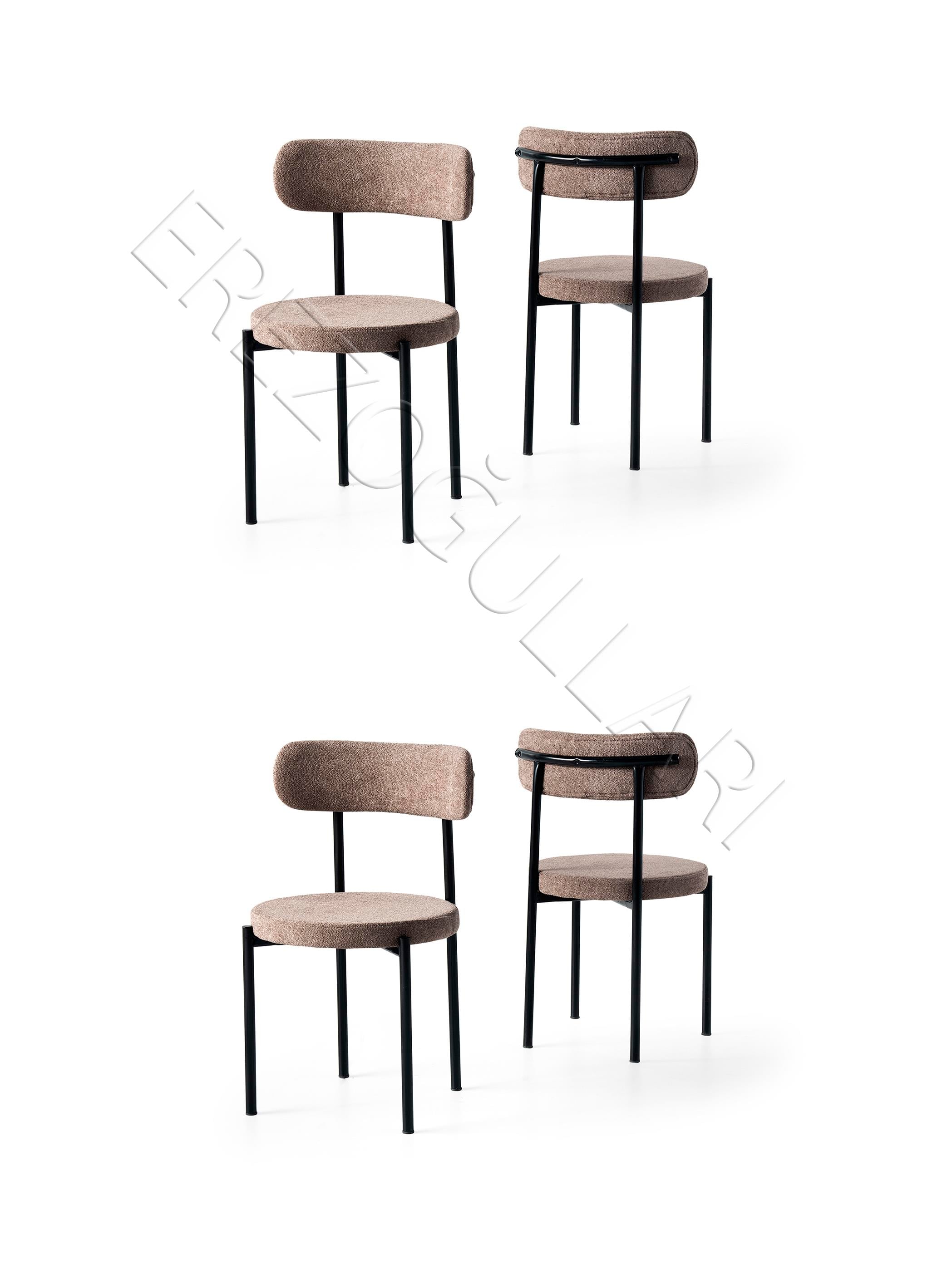 Alfa Metal Mutfak Sandalyesi 4 Lü Set 