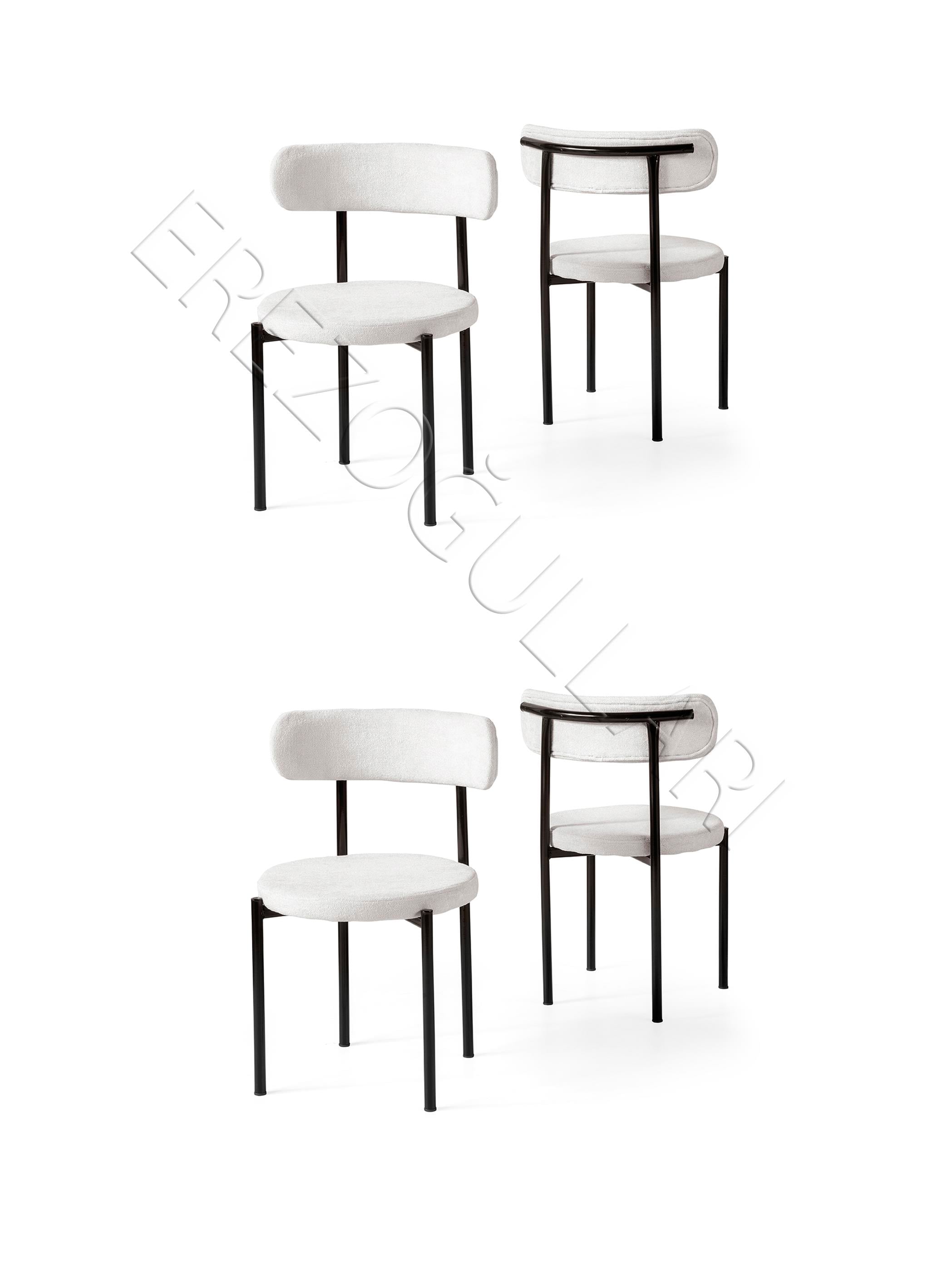 Alfa Metal Mutfak Sandalyesi 4 Lü Set 