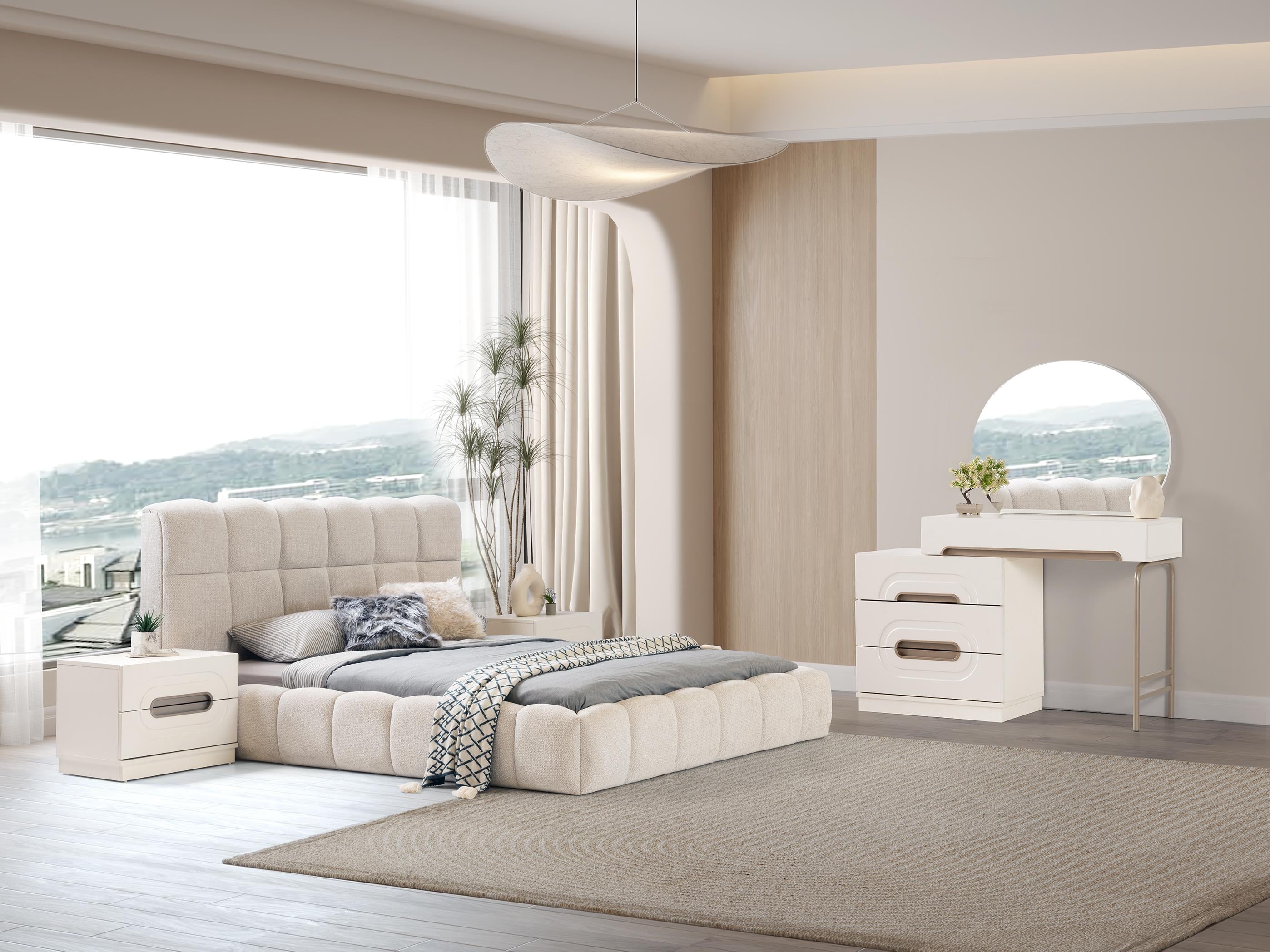 Aura %100 MDF 6 Kapaklı Modern Yatak Odası Takımı