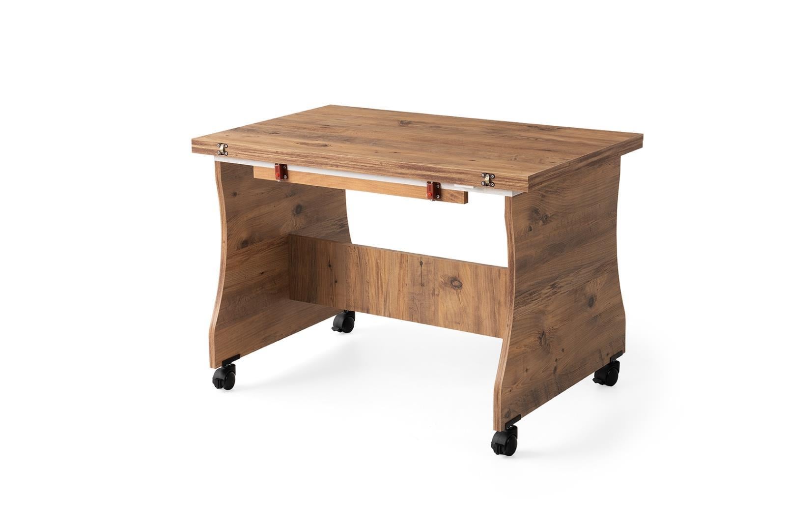 Bade Tekerlekli Açılır Orta Sehpa 60*95cm Demonte