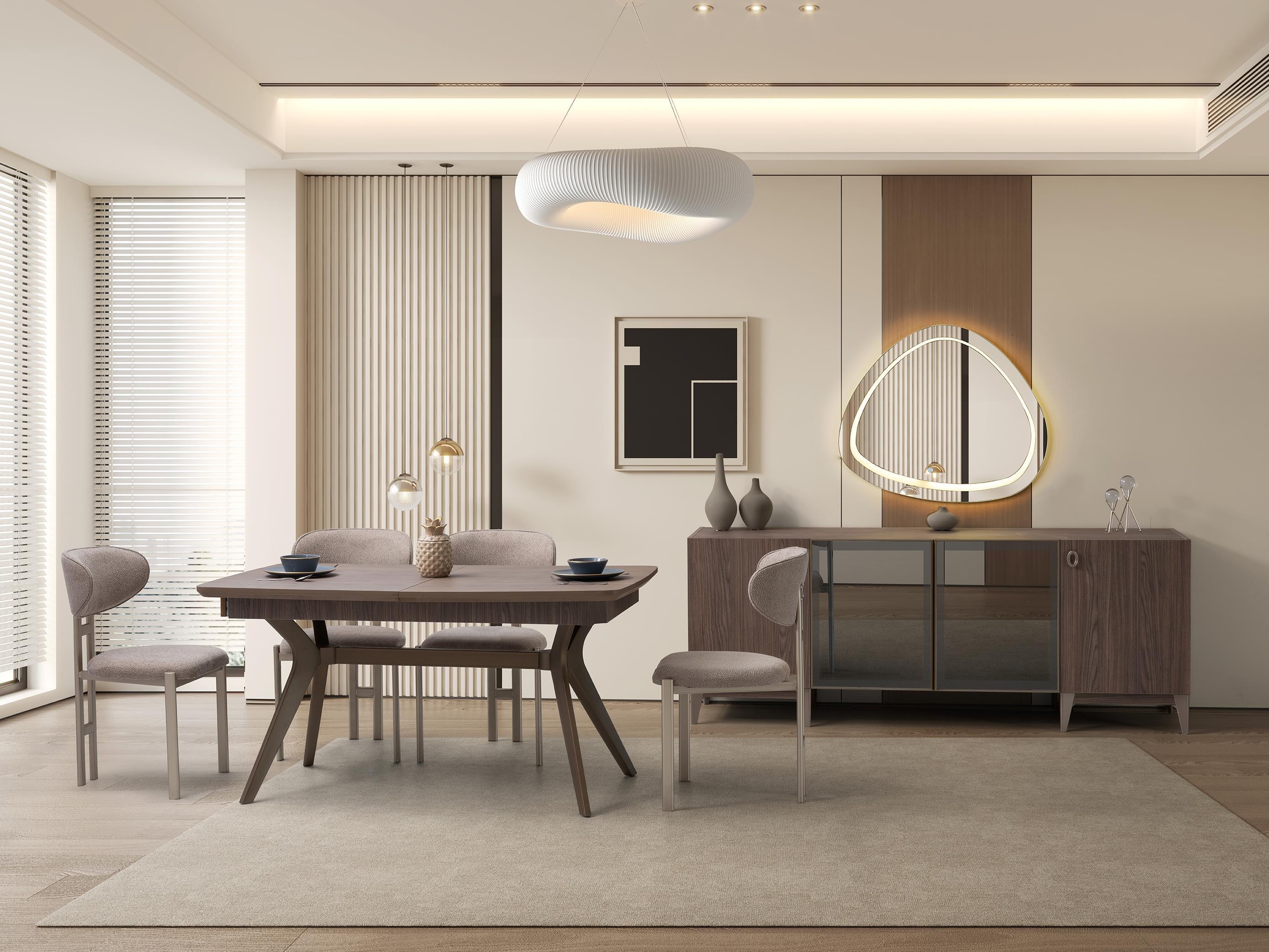 Bergamo Modern Yemek Odası Takımı  