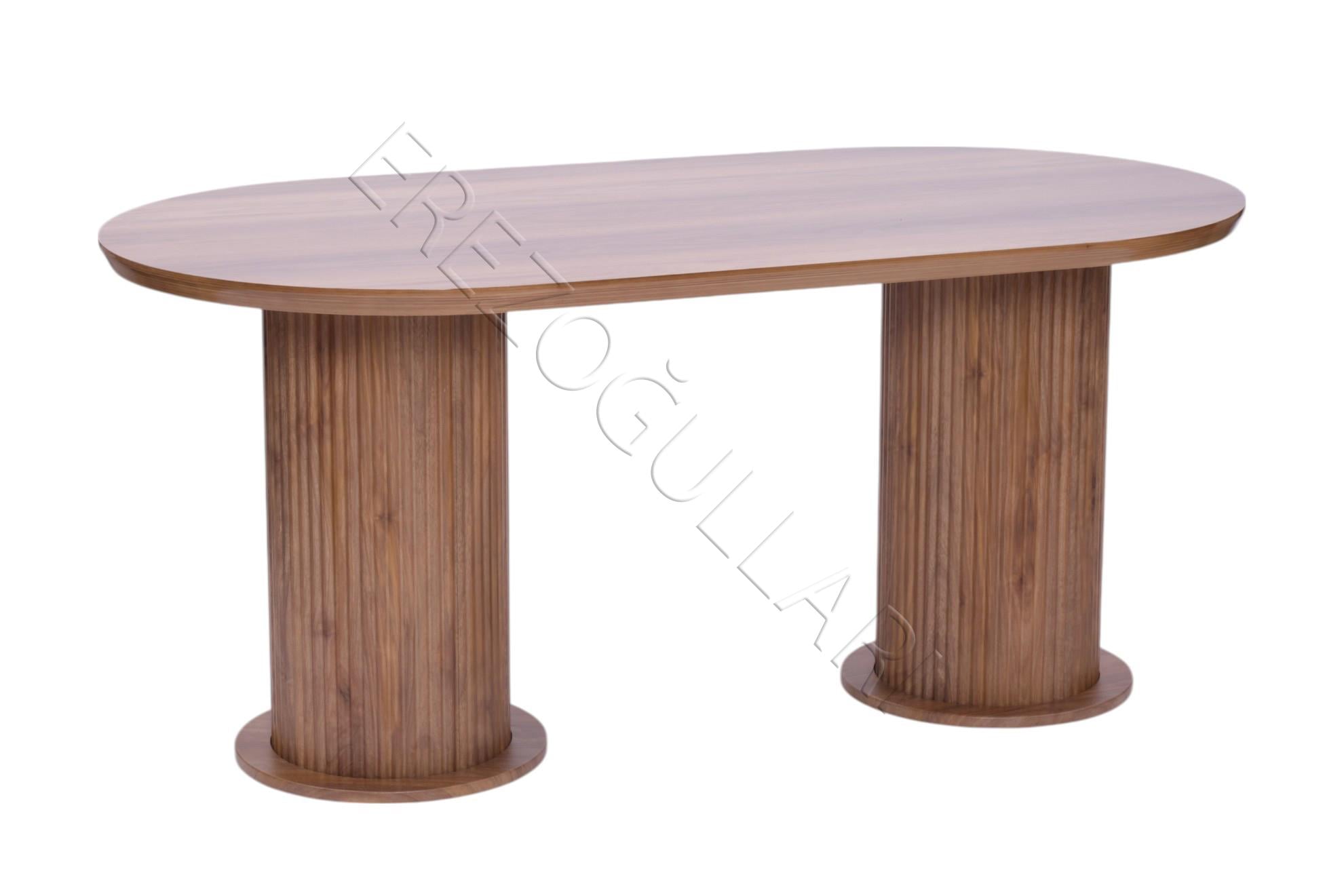 Bohem Traverten Boyalı HighGloss MDF Yemek Masası 90*170