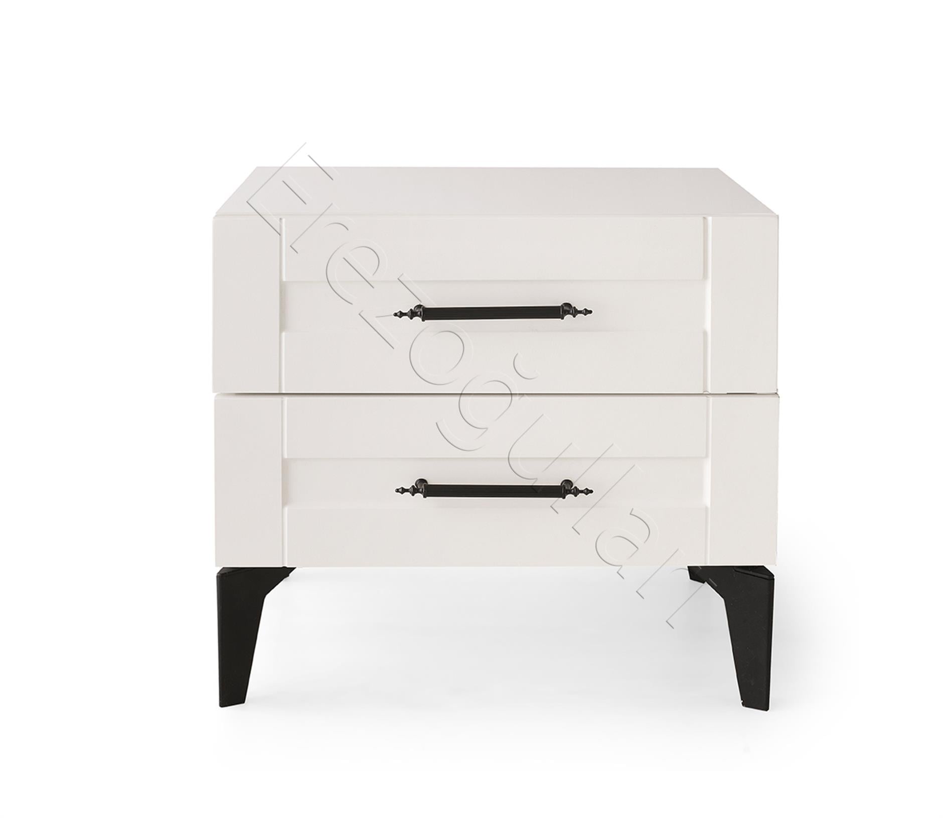 Çakıl MDF 2 Çekmeceli Komodin 55x43x53cm