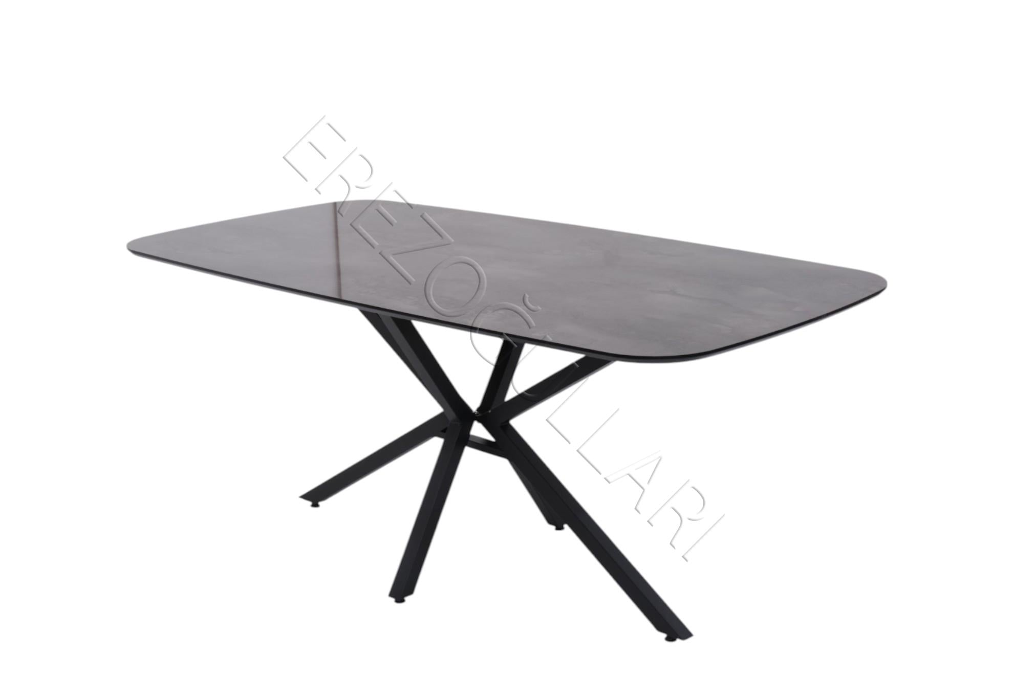 Çapraz High Gloss Yemek Masası 90*160 cm