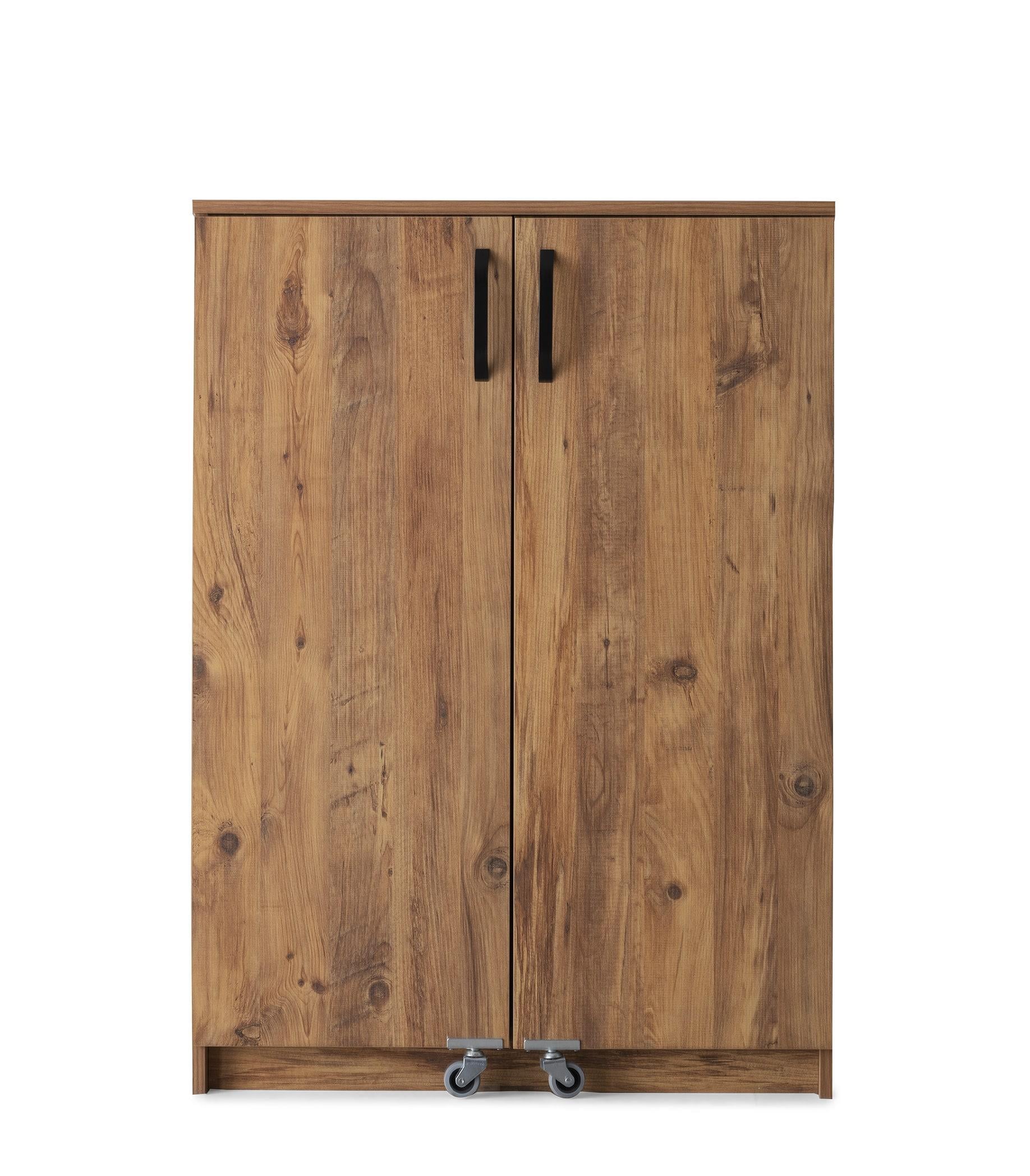 Çok Amaçlı 2 Kapaklı Mutfak Erzak Kiler Dolabı 86x52x120cm