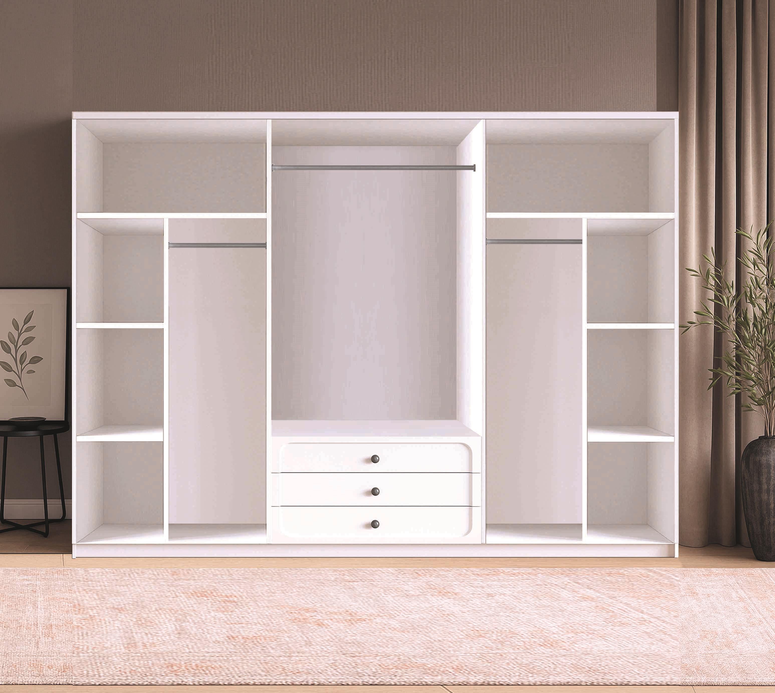 Defne %100 MDF 6 Kapaklı Modern Yatak Odası Takımı Başlıklı