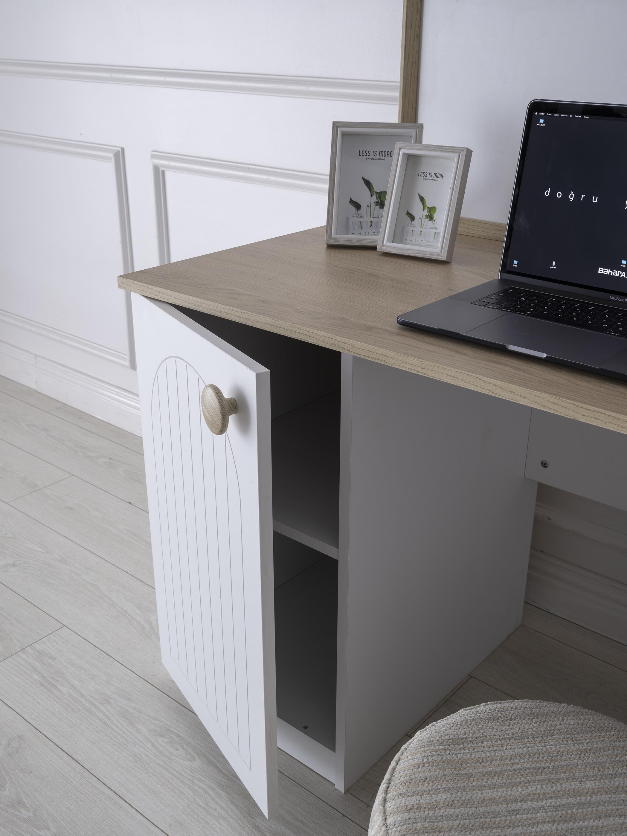 Dejavu Modern Yazı Tahtalı Çalışma Masası 110cm 