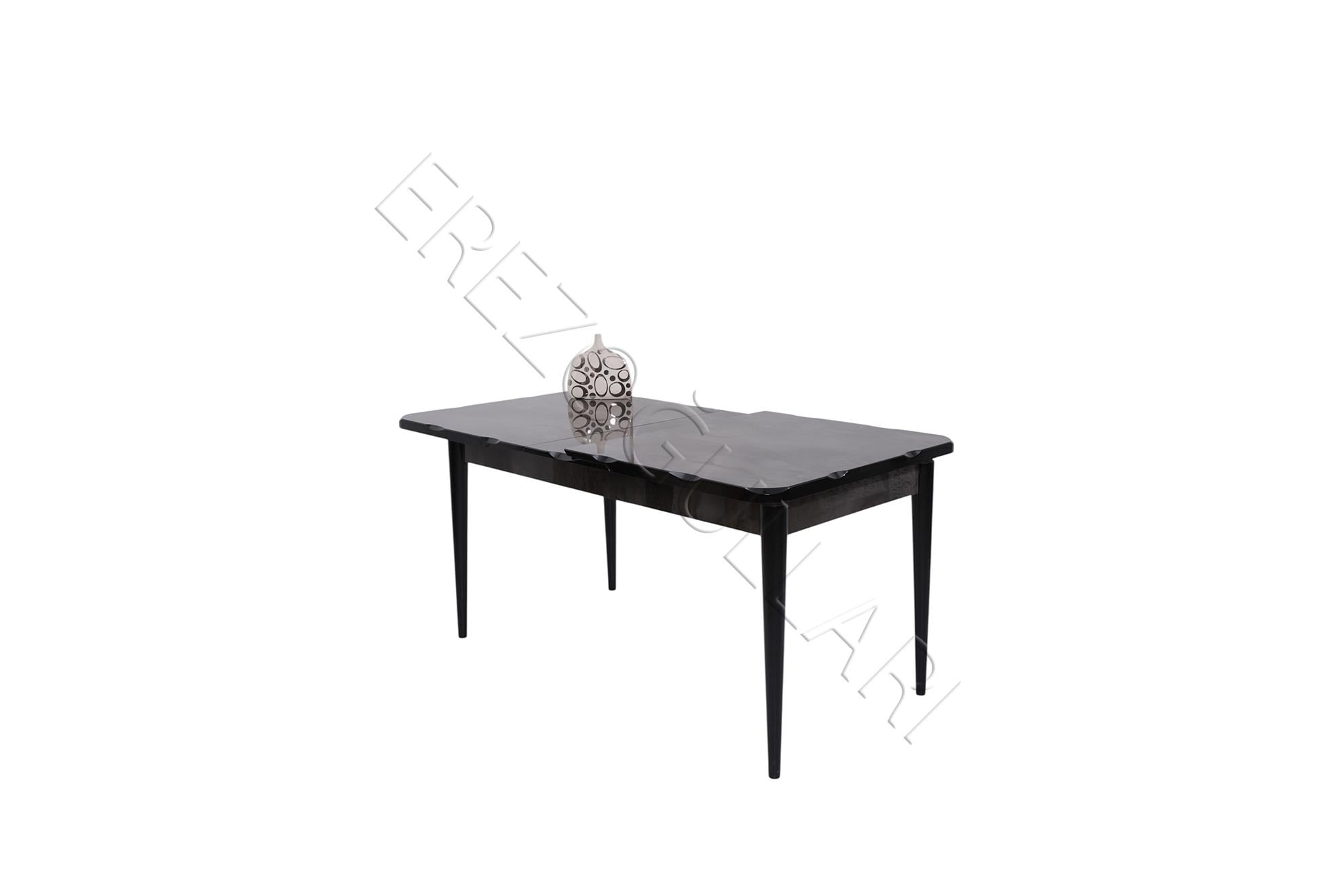 Duru Tuna Mdf Lak Panel Açılır Yemek Masa Takımı 90x160