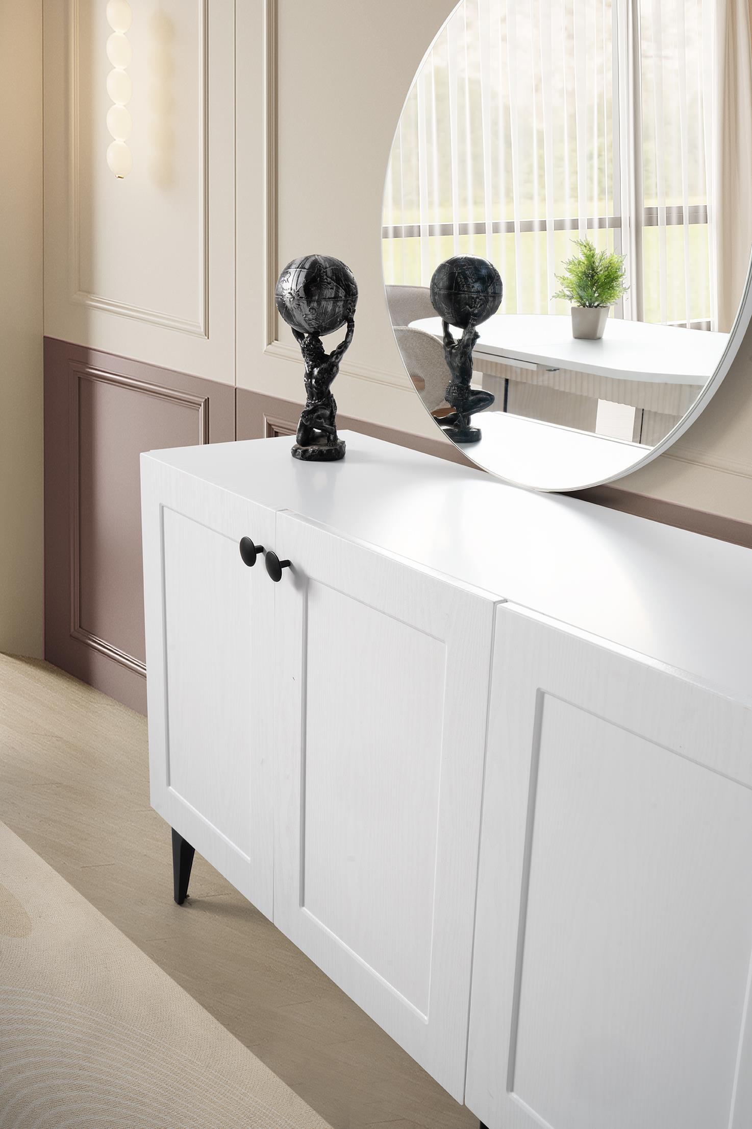 Liora %100 MDF Modern Bohem Yemek Odası Takımı