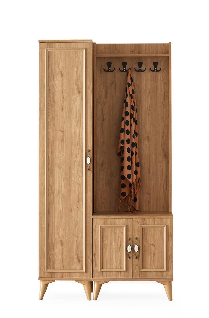 Irmak Portmanto Askılık Ayakkabılık Aynalı 100x37x195