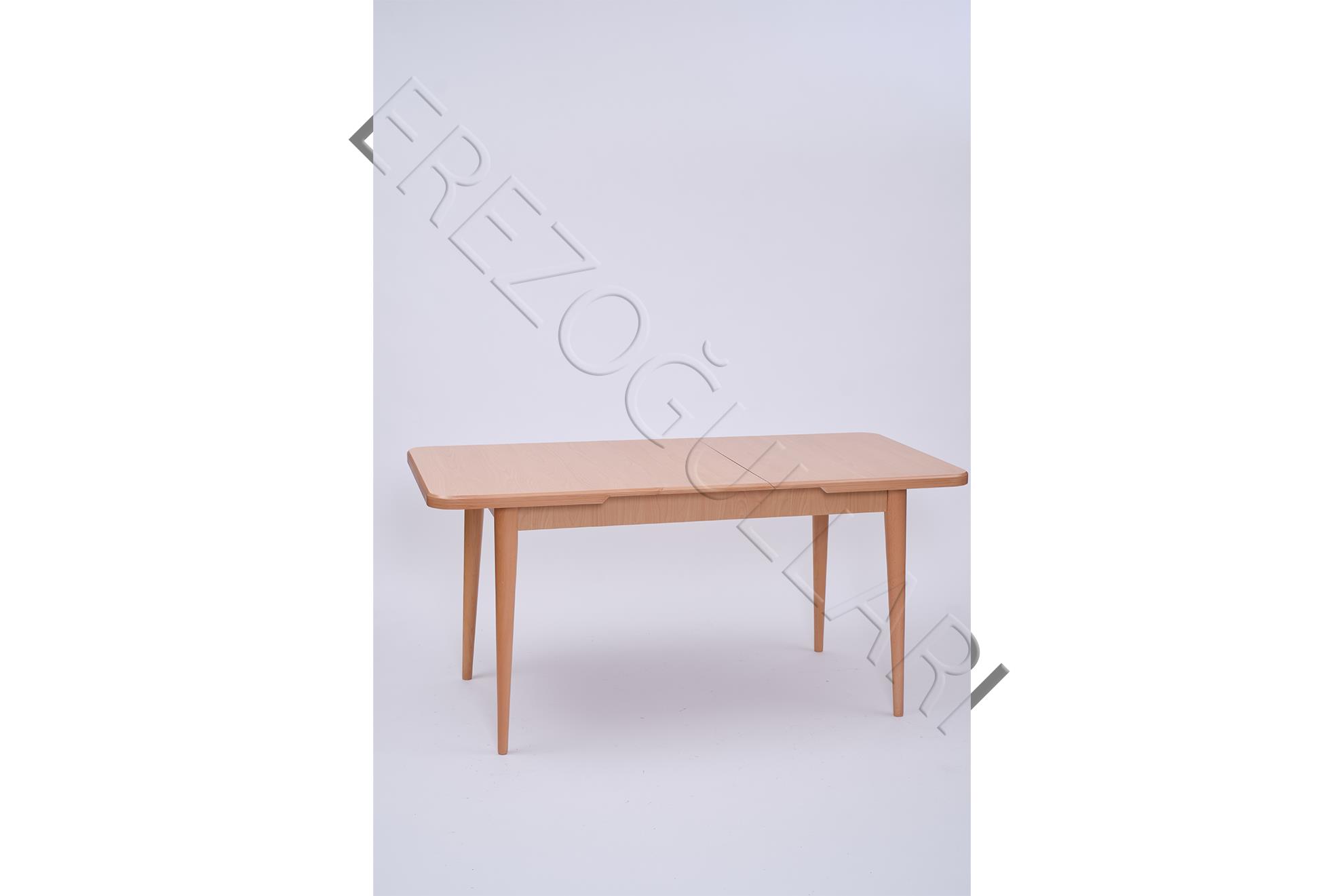 Kayın Boyalı Mdf Mutfak Masası 80x130