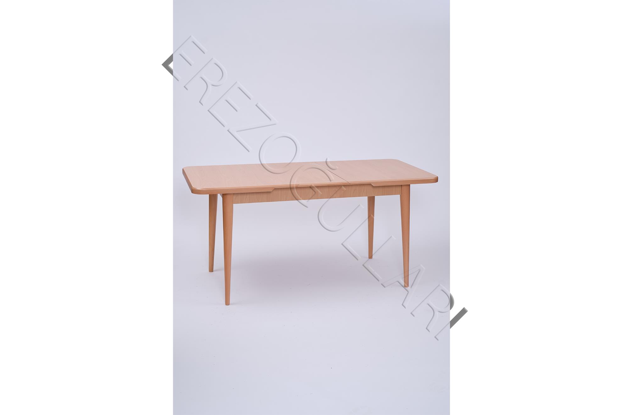 Kayın Boyalı Mdf Mutfak Masası 80x130