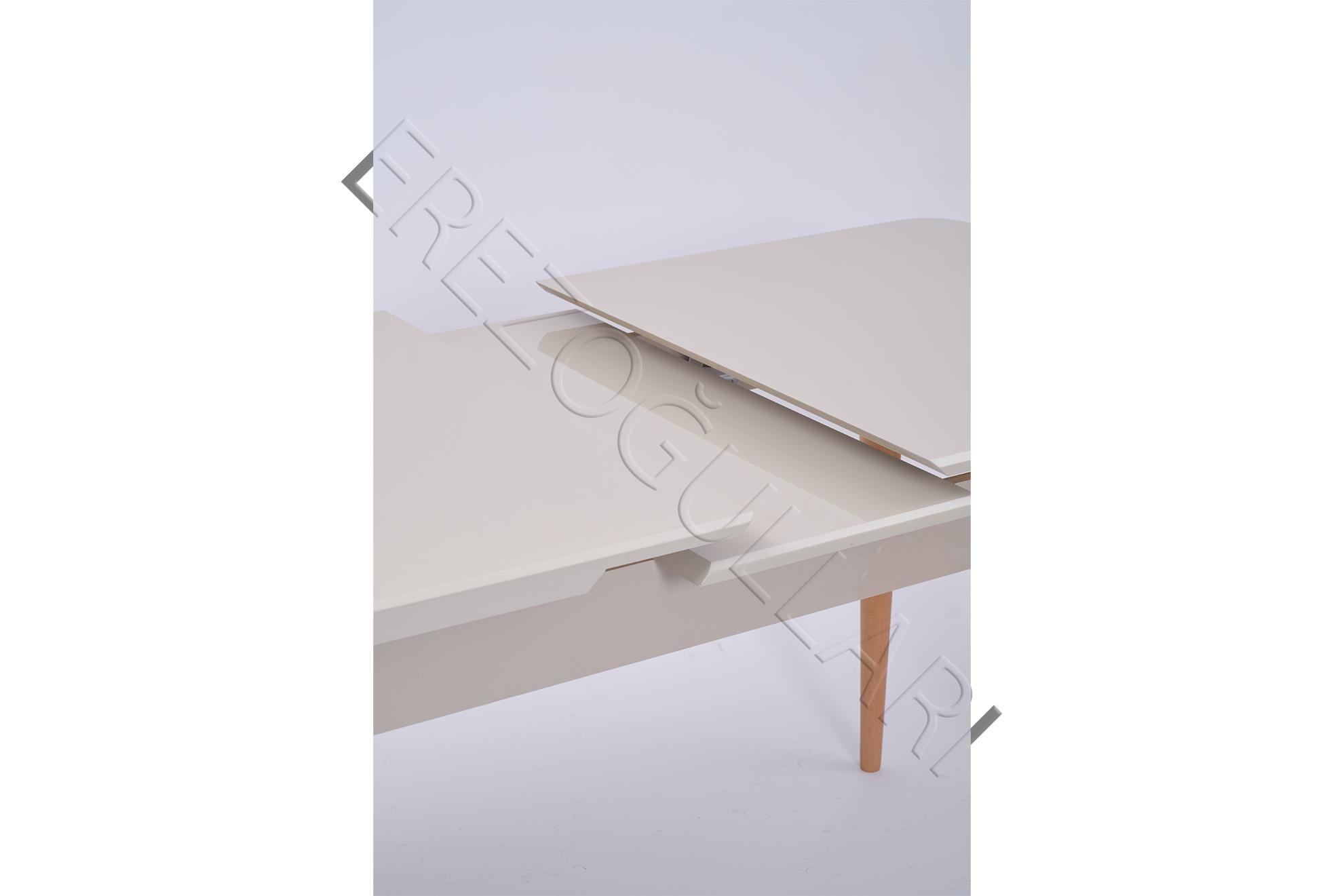Kum Beji Boyalı Mdf Mutfak Masası 80x130