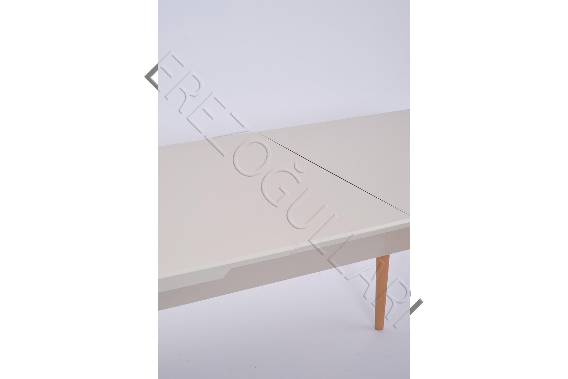Kum Beji Boyalı Mdf Mutfak Masası 80x130