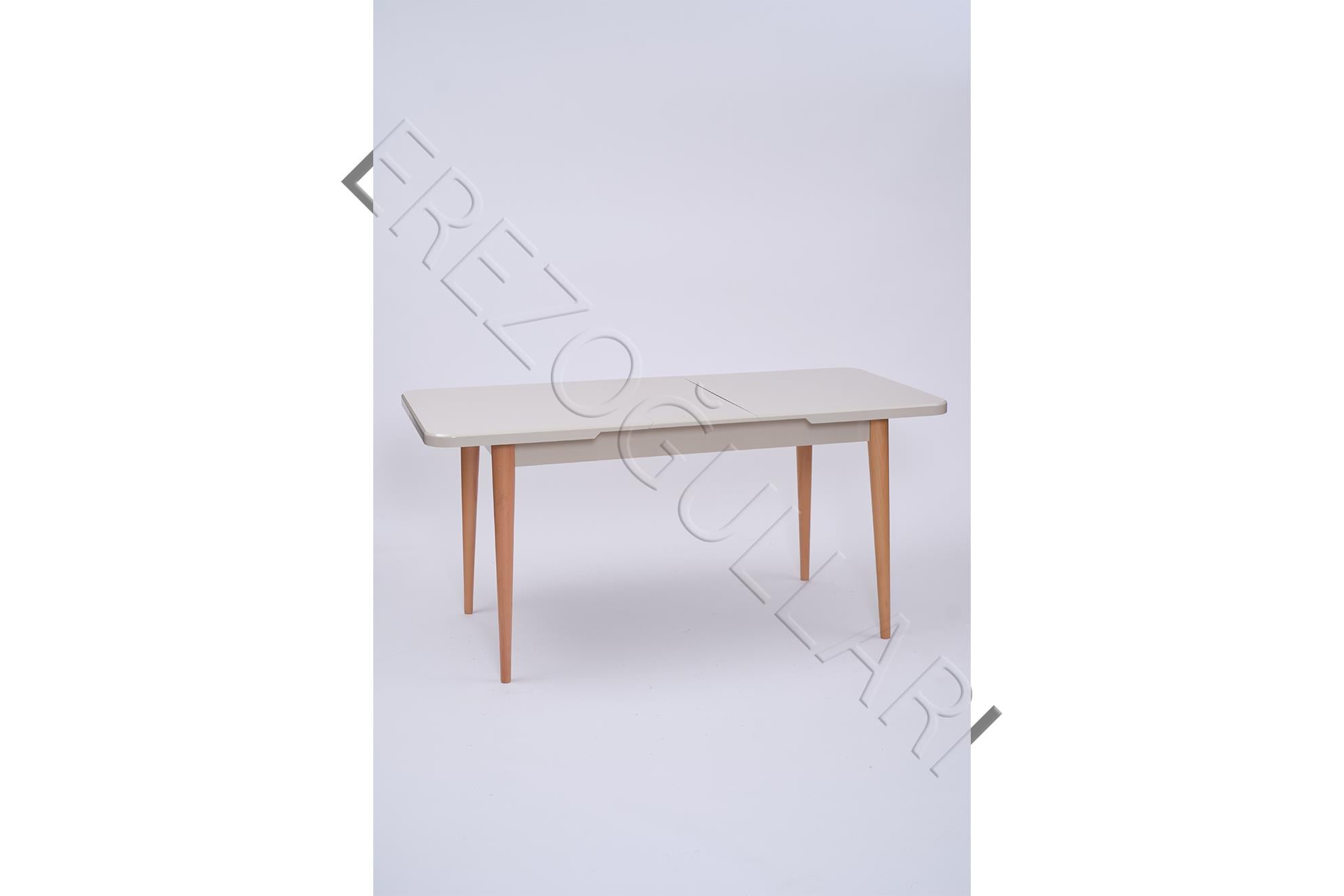 Kum Beji Boyalı Mdf Mutfak Masası 80x130