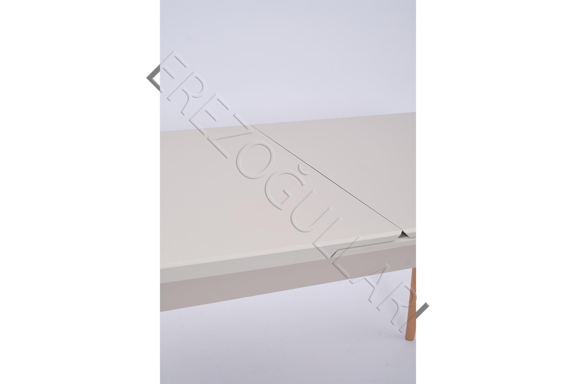 Kum Beji Boyalı Mdf Mutfak Masası 80x130