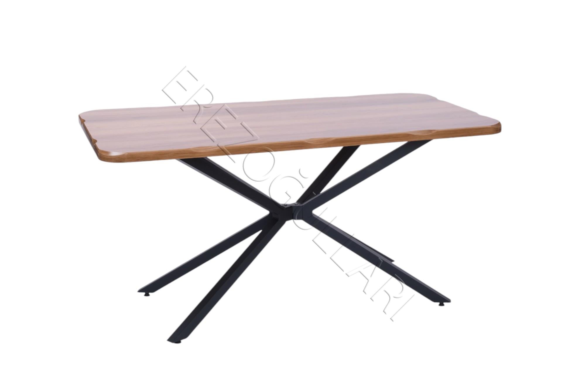 Kütük MDF Boyalı Lak Panel Mutfak Yemek Masası 90x160