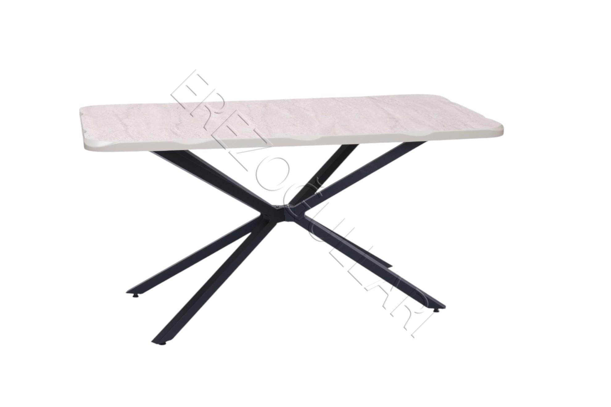 Kütük MDF Boyalı Lak Panel Mutfak Yemek Masası 90x160