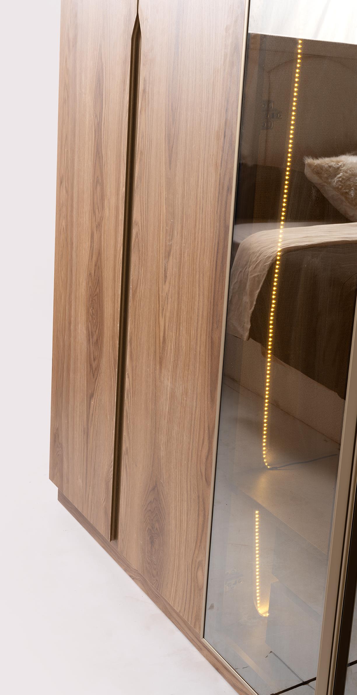 Legna %100 MDF 6 Kapaklı Modern Dolap