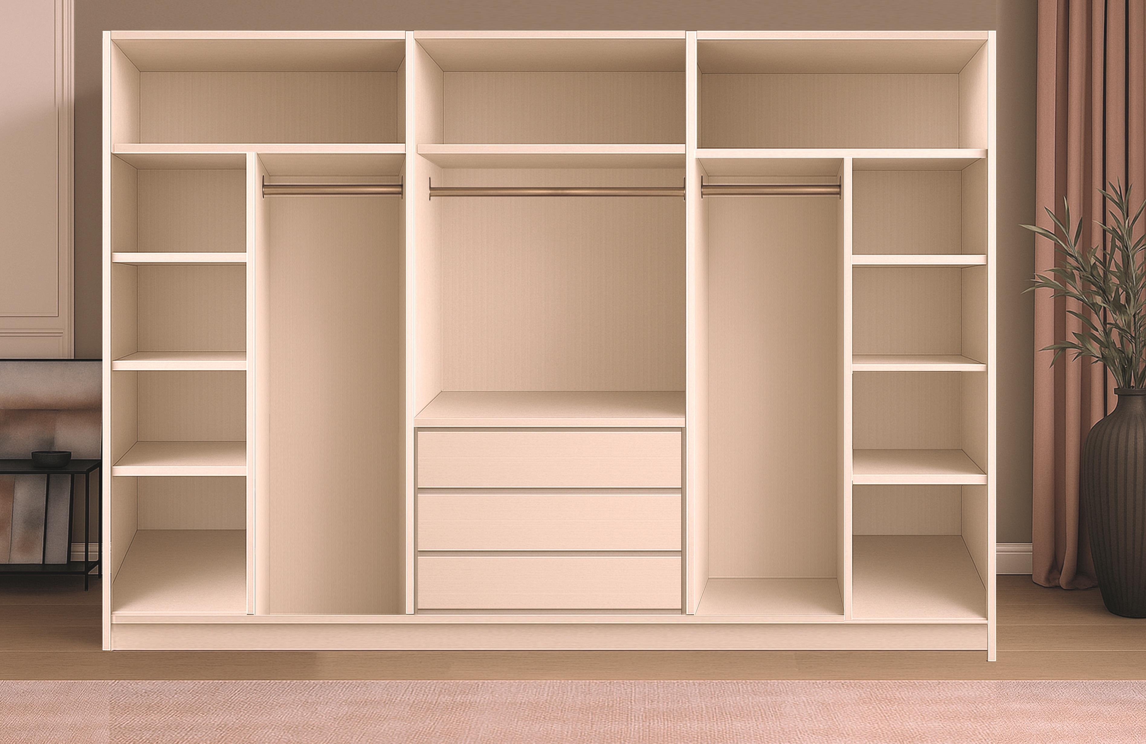 Mira %100 MDF 6 Kapaklı Modern Yatak Odası Takımı Başlıklı
