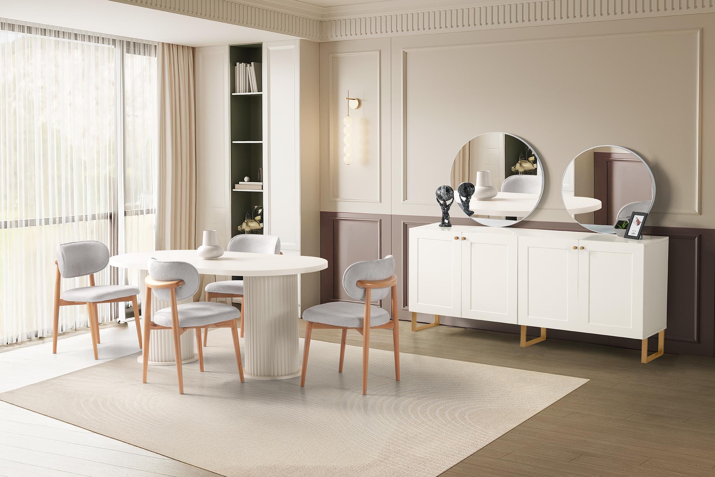 Natura %100 MDF Modern Bohem Yemek Odası Takımı