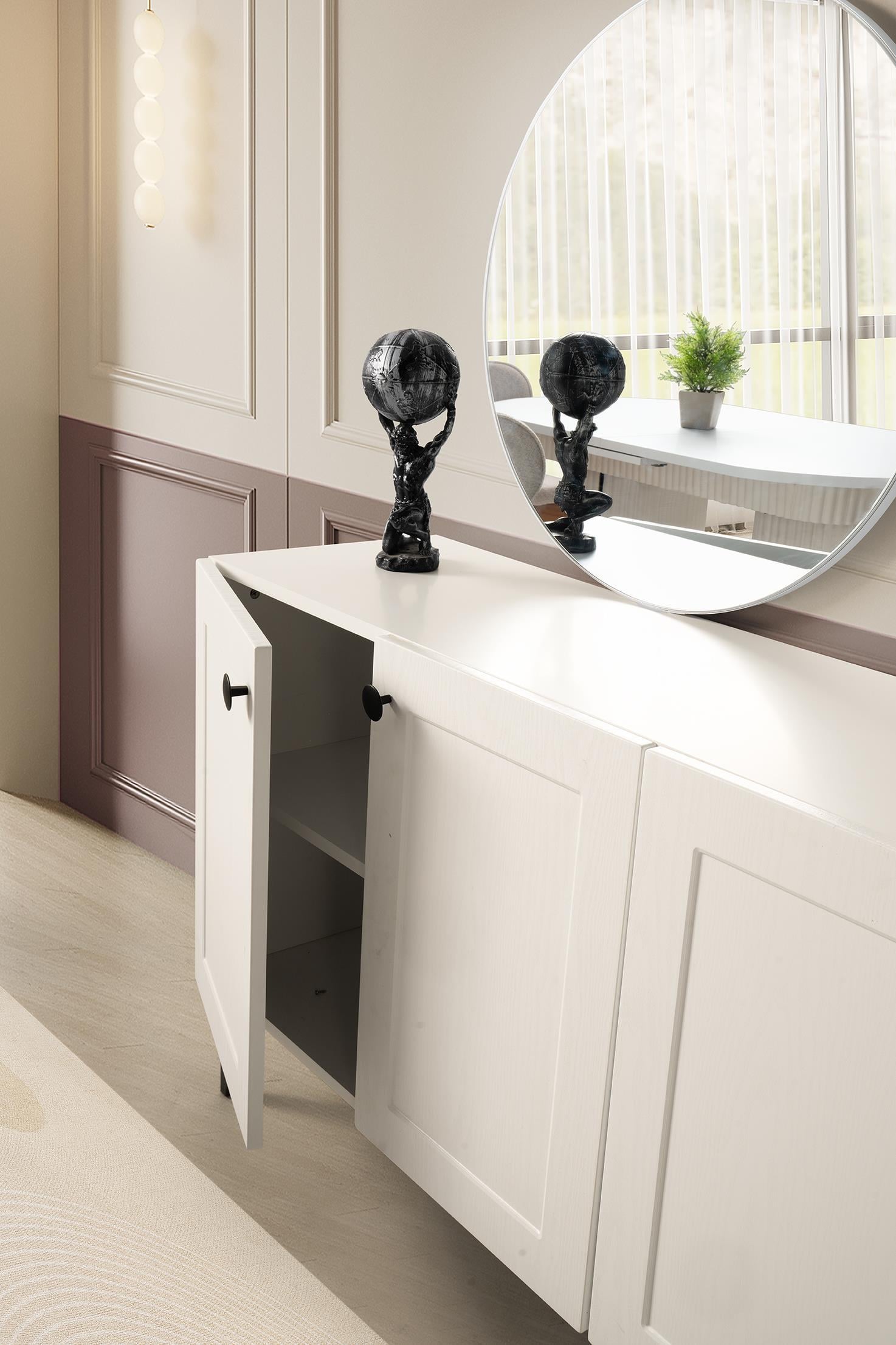 Natura %100 MDF Modern Bohem Yemek Odası Takımı
