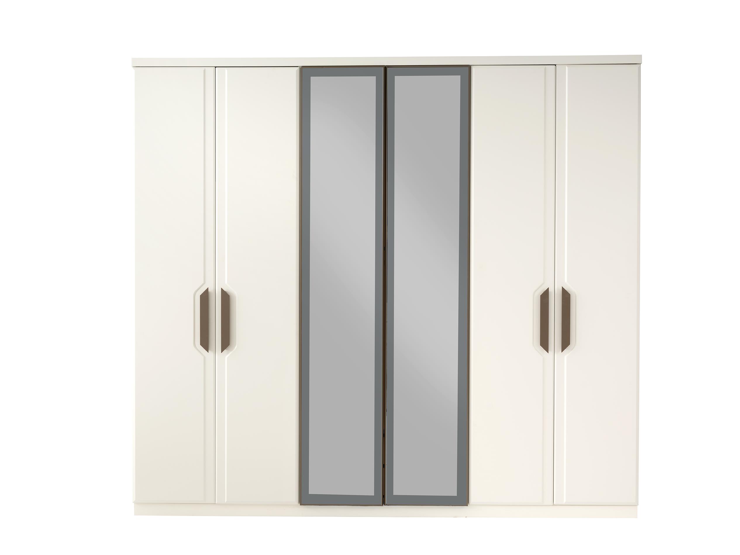 Oslo %100 MDF 6 Kapaklı Modern Dolap