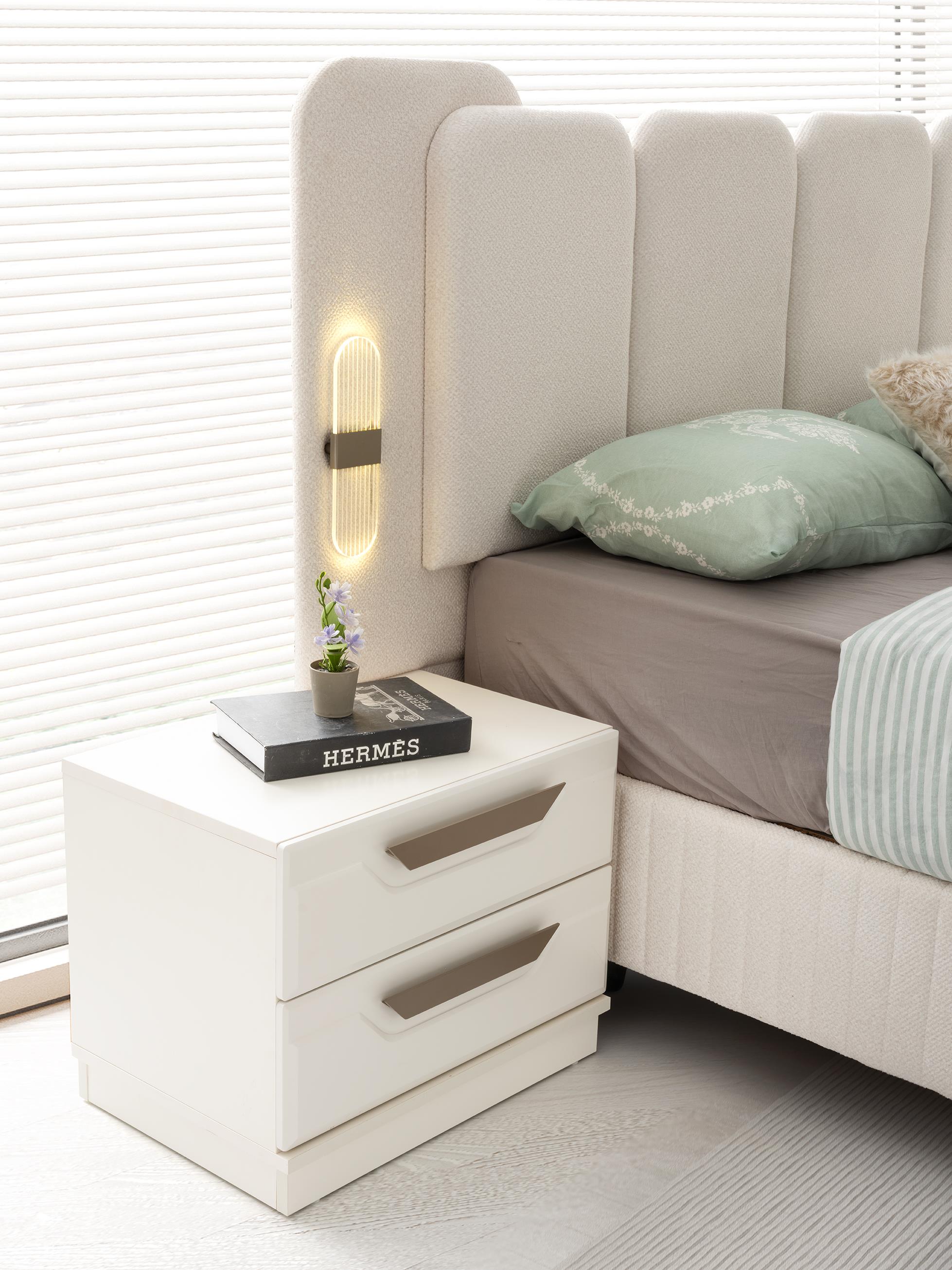 Oslo %100 MDF 6 Kapaklı Modern Yatak Odası Takımı Başlıklı